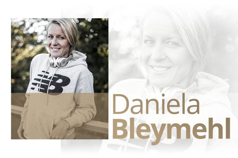 Triathletin Daniela Bleymehl nutzt Schallpause